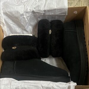 UGG Women's Classic Black Winter Boots